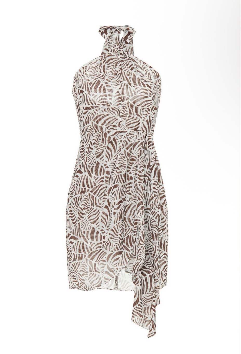 Toccin X RTR Halter Sarong Dress Msrp $445