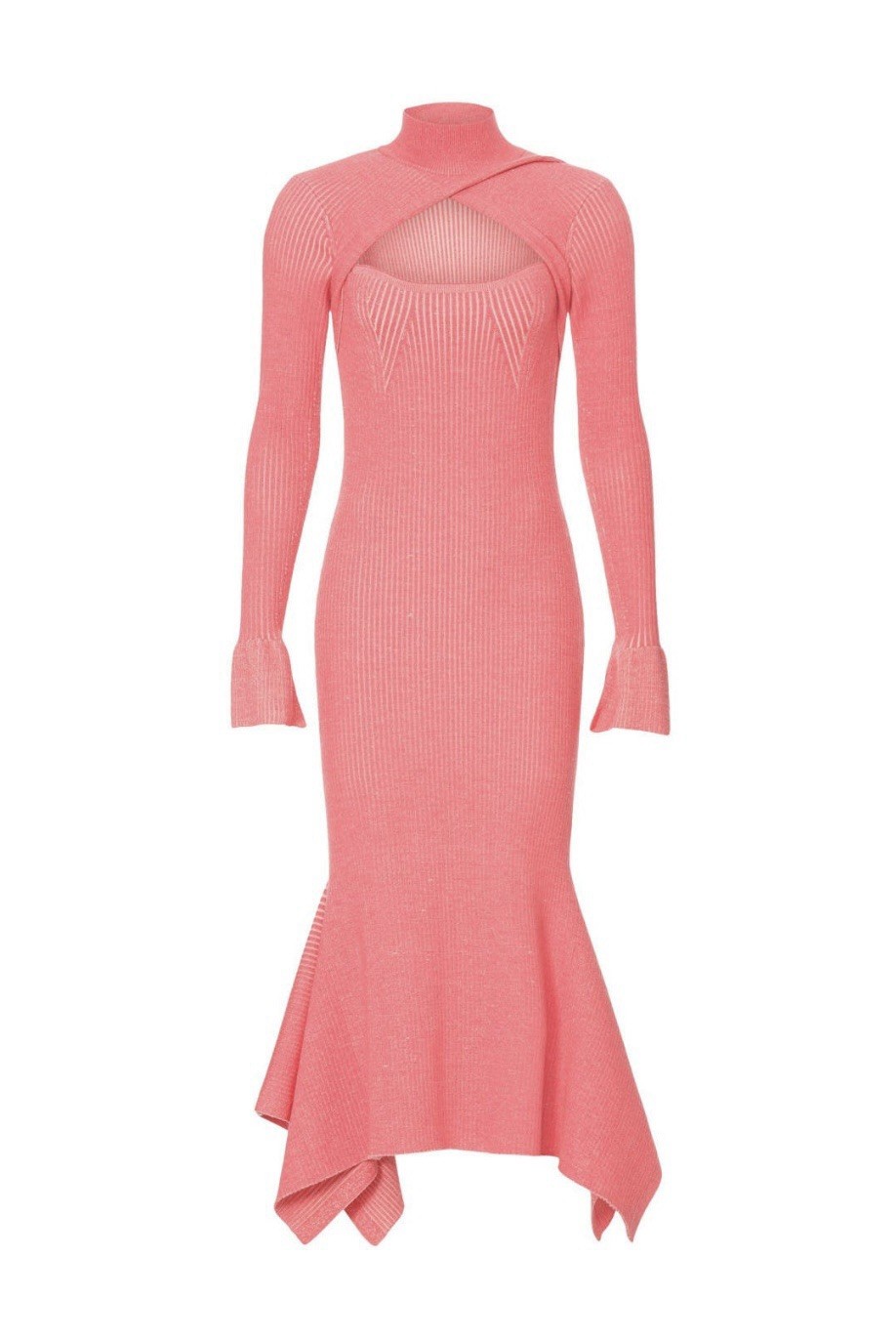 3.1 Phillip Lim Ribbed Front Cross Dress Mstp $850