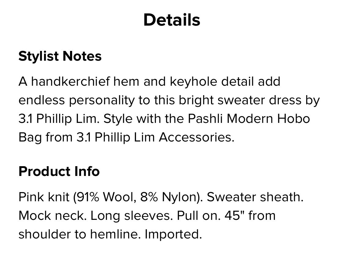 3.1 Phillip Lim Ribbed Front Cross Dress Mstp $850