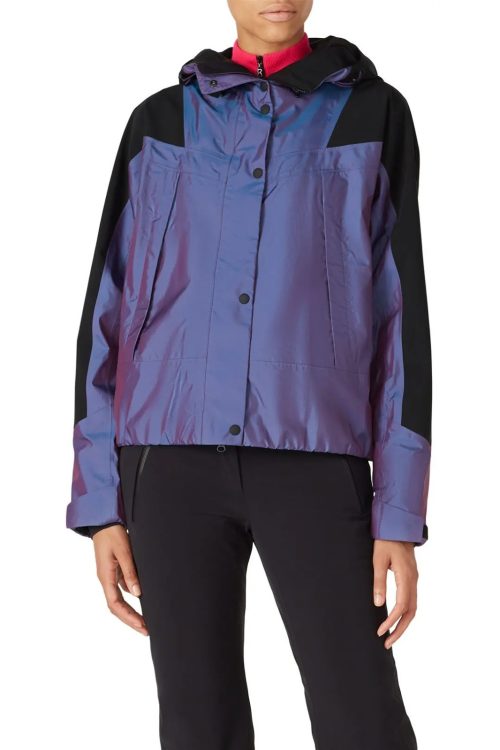 Bogner Fire + Ice Purple Iridescent Susa Ski Jacket Womens Size 10