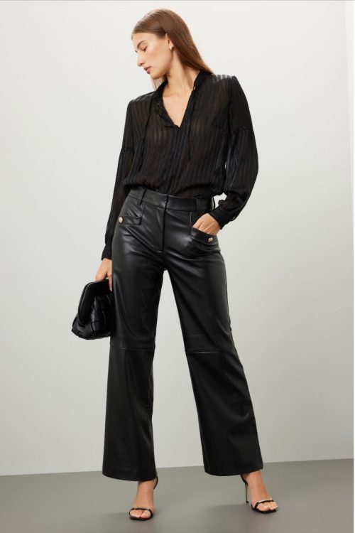 Derek Lam 10 Crosby Faux Leather Pants Size 38/S