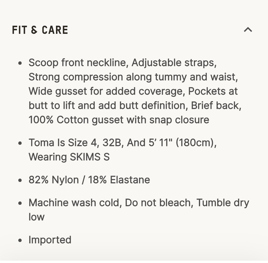 Skims Seamless Sculpt Brief Bodysuit Size S-M - NEW $72