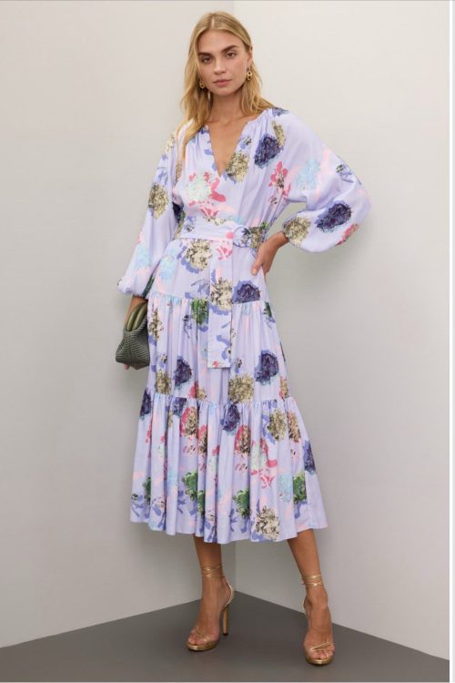 Prabal Gurung Printed Tiered Dress Msrp $405 – Size 6