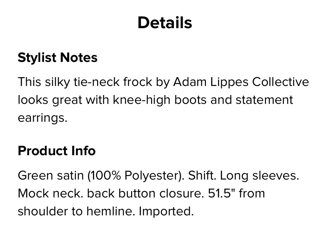 Adam Lippes Green Mock Neck Dress Size 6 (Retails $378)