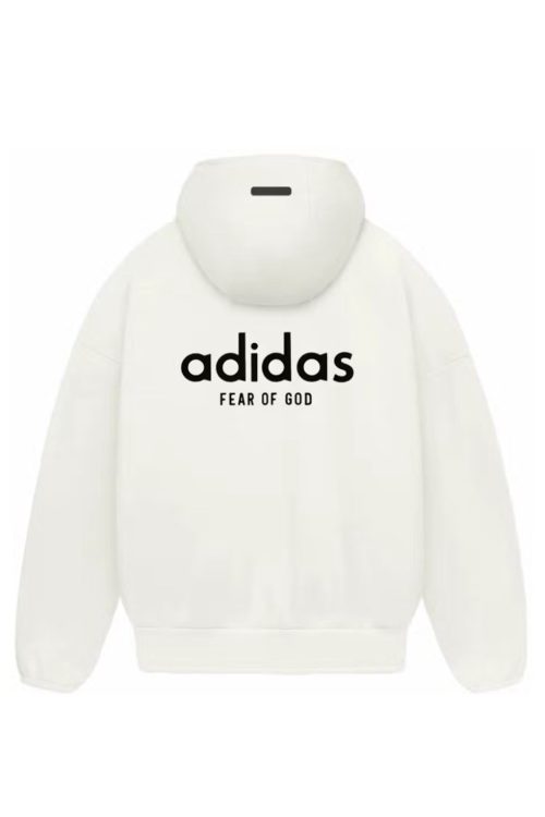 ADIDAS x Fear of God Athletics Men’s Cream Heavy Fleece HoodieIY5565