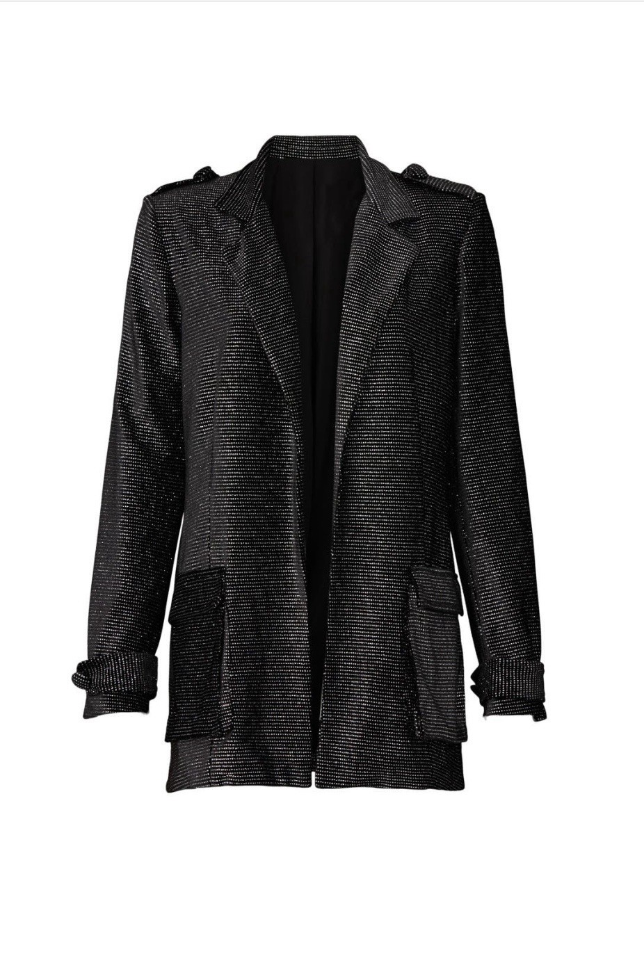 Patbo Embellished Velvet Jacket Msrp $550 Size Xs