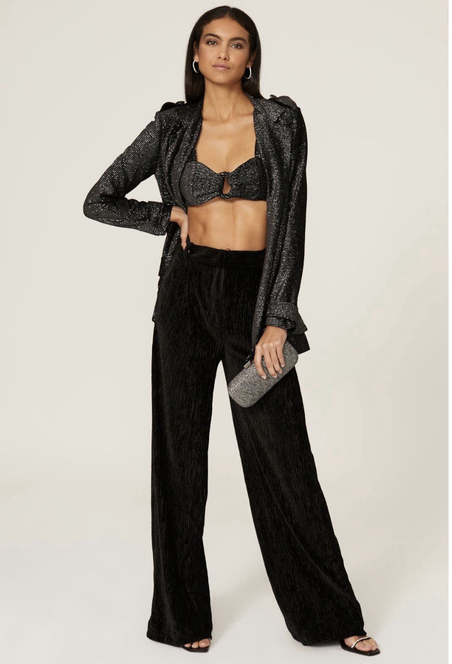 Patbo Embellished Velvet Jacket Msrp $550 Size Xs