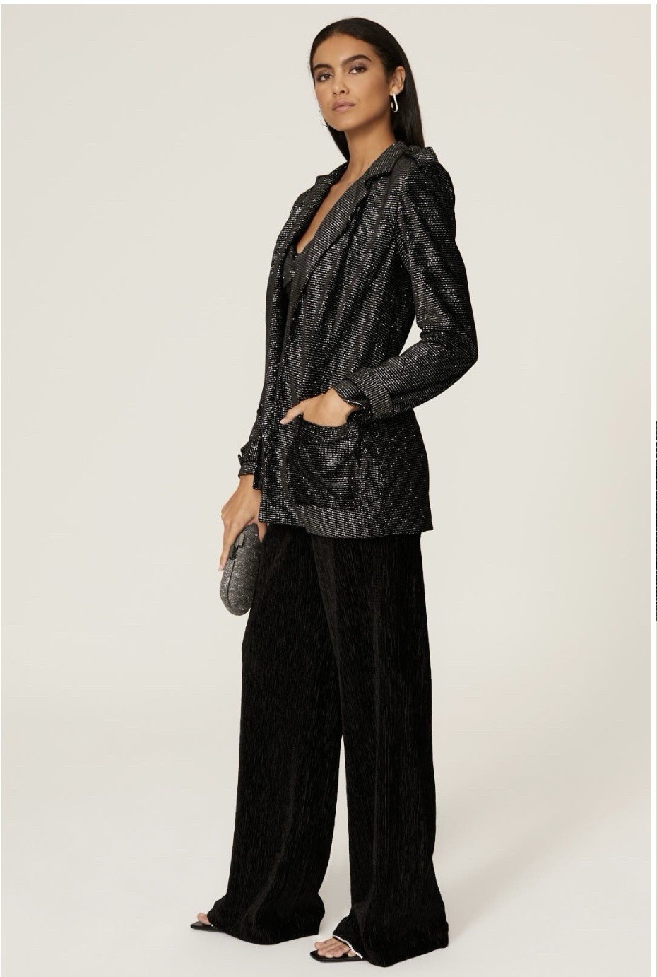 Patbo Embellished Velvet Jacket Msrp $550 Size Xs