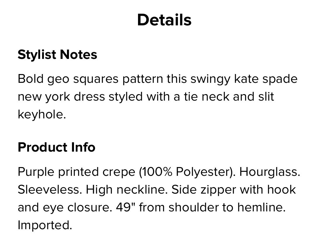 Kate Spade New York Geo Squares Square Tie Neck Midi Dress Size 6 Msrp $428