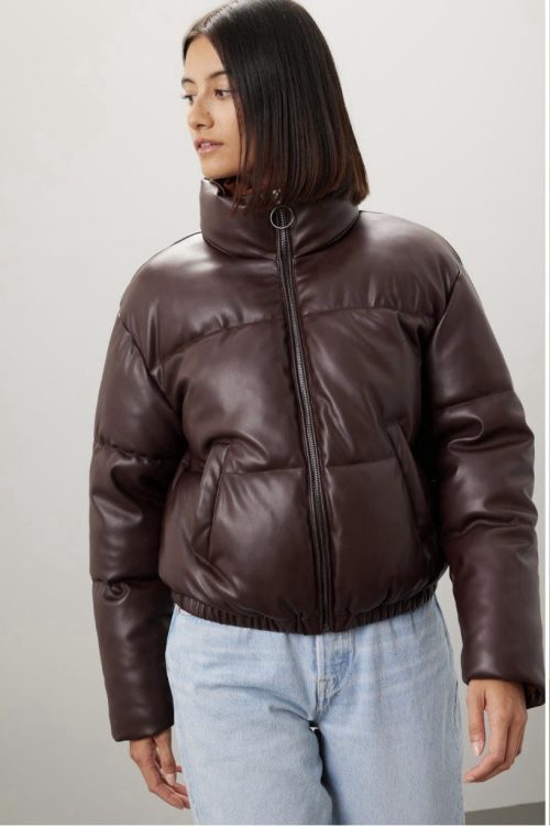 Slate & Willow Faux Leather Coat Msrp $225 Size XXL