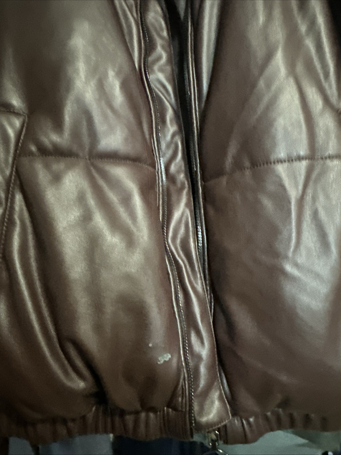 Slate & Willow Faux Leather Coat Msrp $225 Size XXL