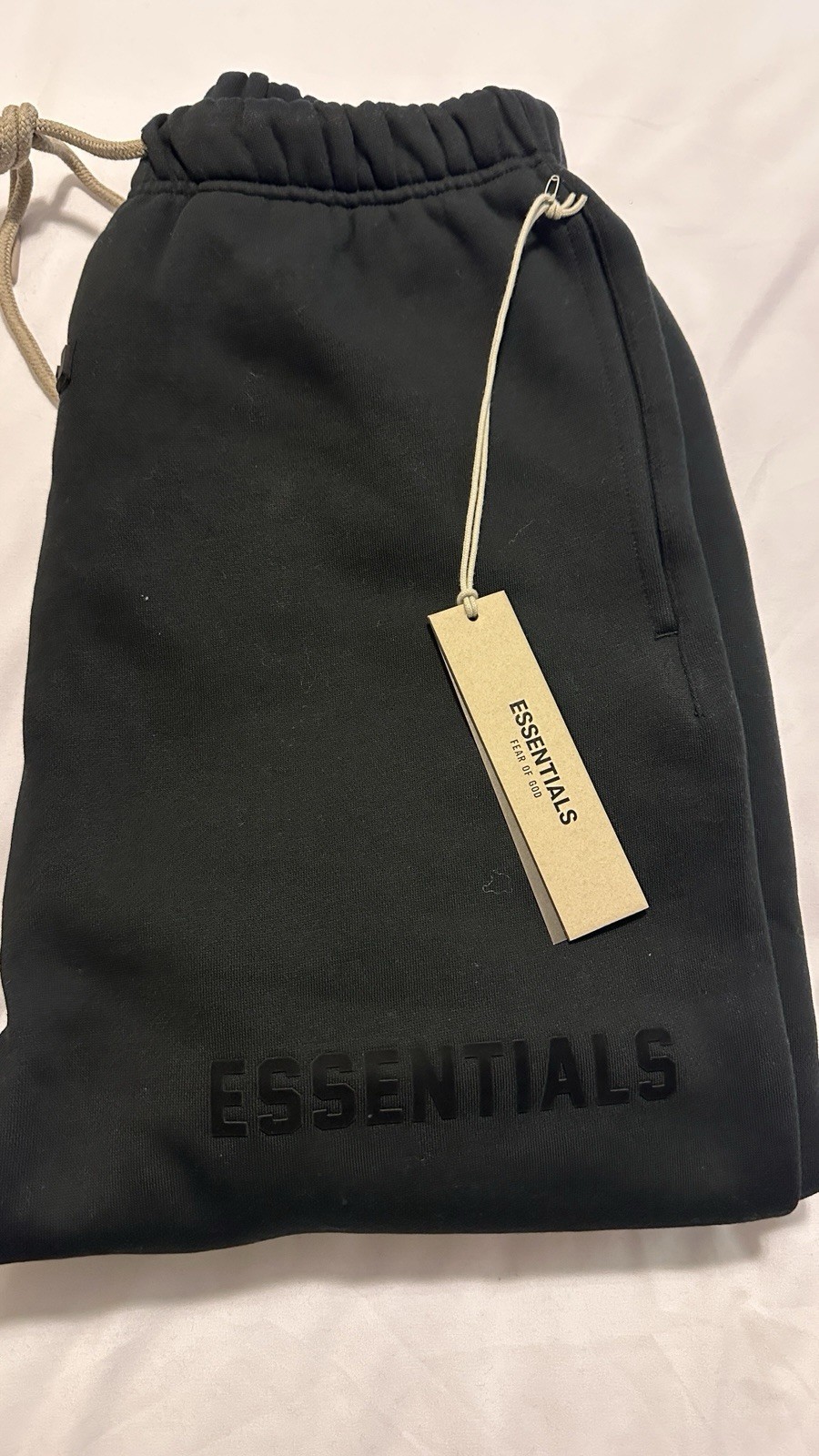 Fear Of God Essential Jet Black Core Sweatpants