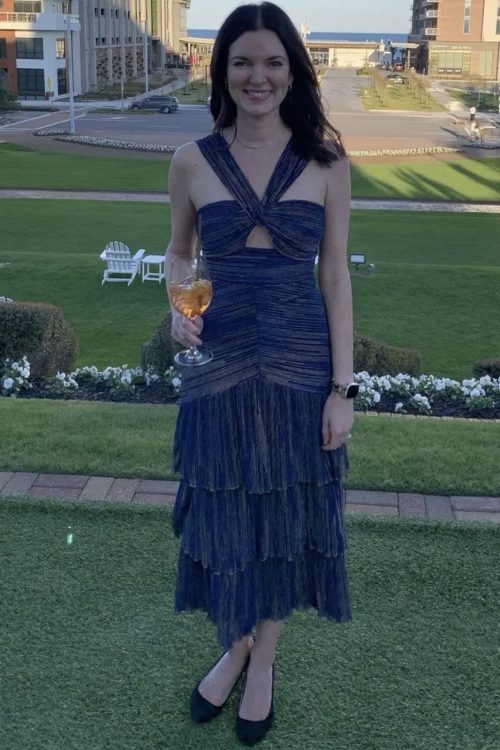 Saylor Hedi Midi Dress Msrp $319 Size M