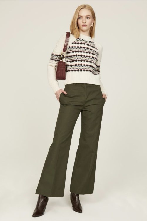 Veronica Beard Jimena Wool Crew Neck Sweater Msrp $478 Size XS