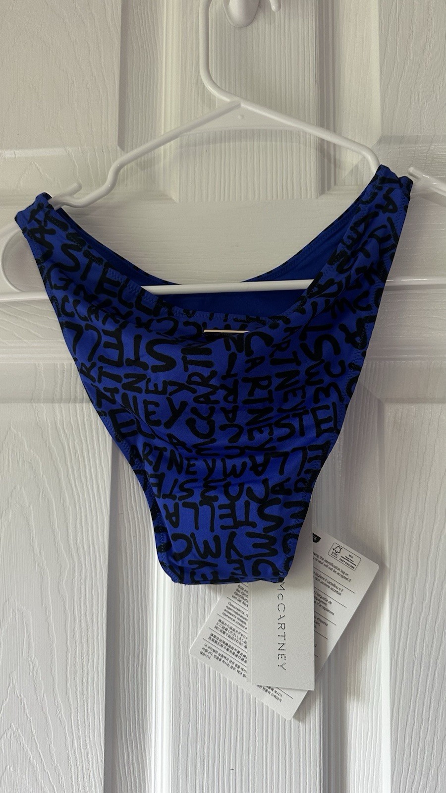 NWT Stella McCartney Graffiti Logo Bikini Bottom
