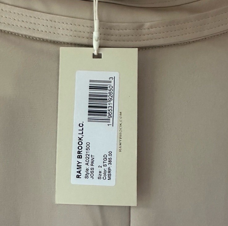 Ronny Brook Joss Pants Msrp $385 Size 2