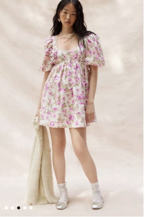 For Love & Lemons Milani Mini Dress Msrp $385 Size S