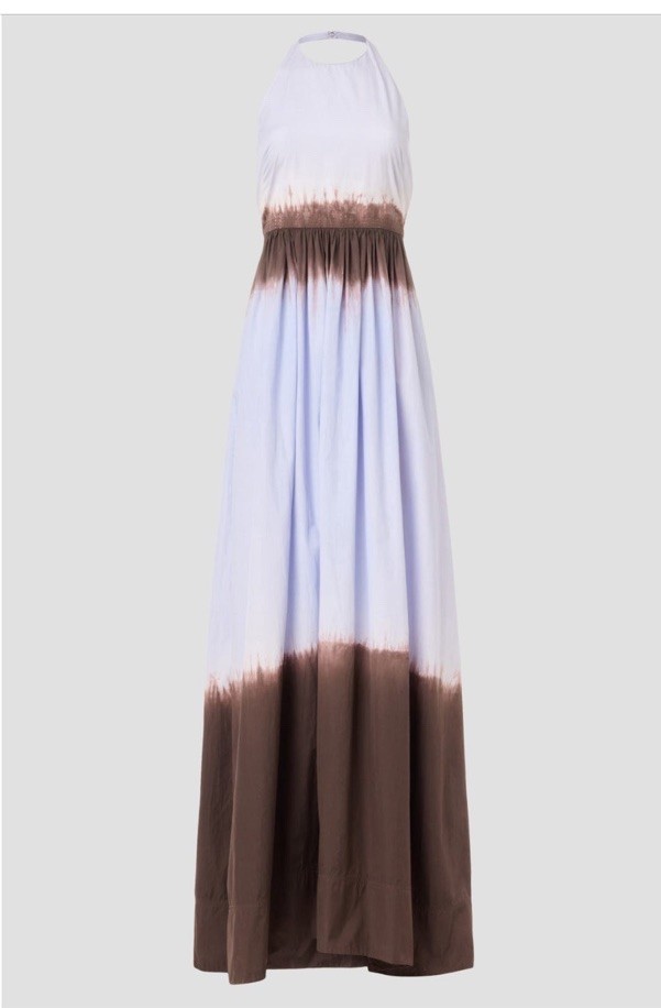 A.LC Halter Ombré Tie Dye Blair Gown Size 10 Retail $595