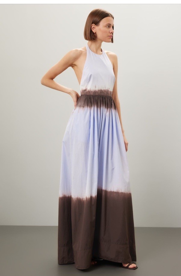 A.LC Halter Ombré Tie Dye Blair Gown Size 10 Retail $595