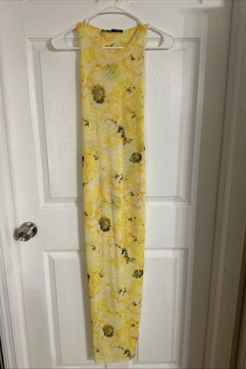 Zara Long Floral Dress Size Small
