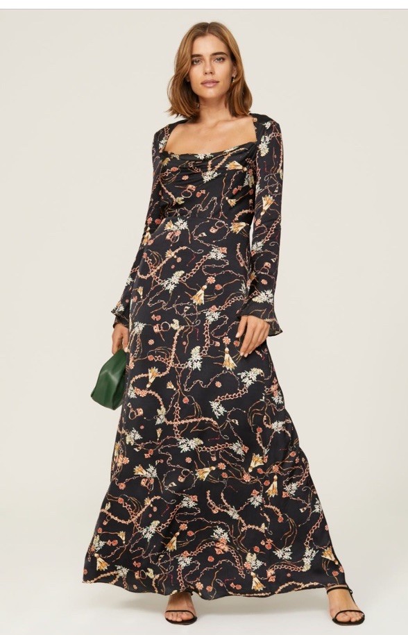 Fame & Partner Cera Gown Msrp $399 Size 8