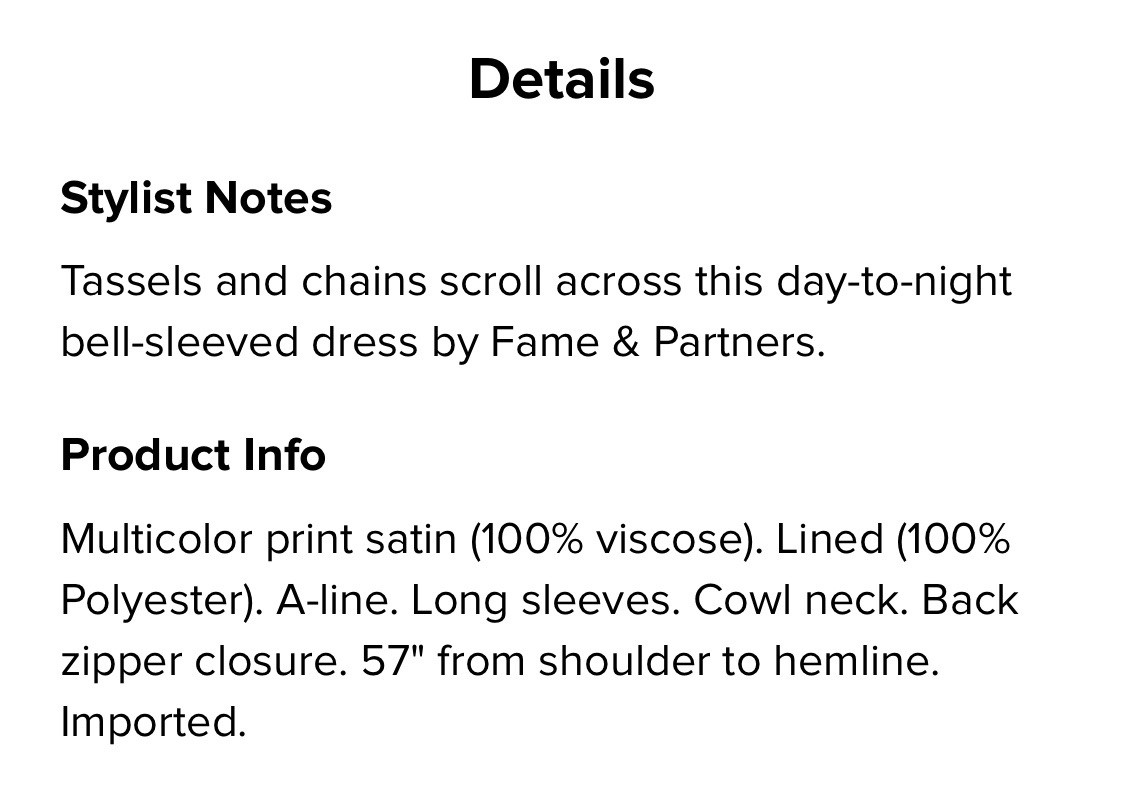 Fame & Partner Cera Gown Msrp $399 Size 8