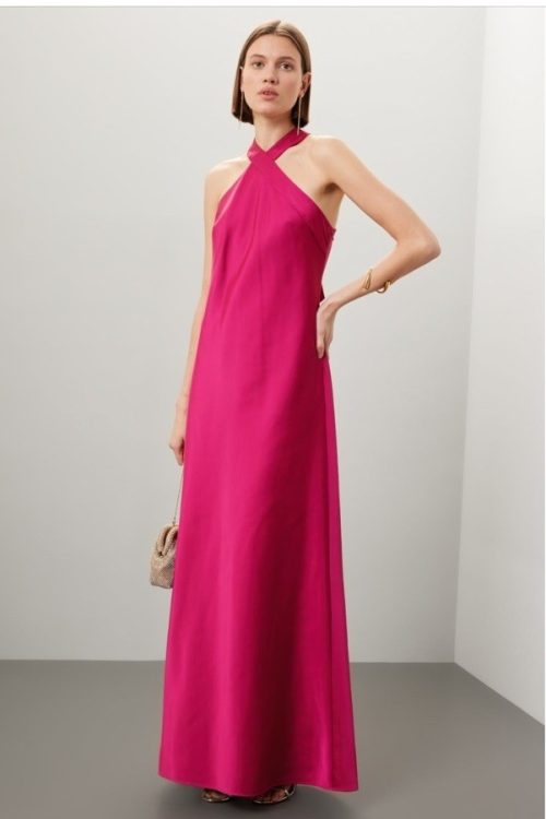Aidan Mattox Satin Mermaid Gown Msrp $295 Size 6