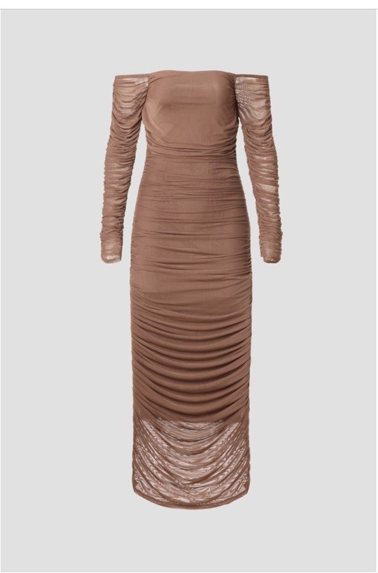 Caroline Constas Tara Dress Maxi Off Shoulder Msrp $695 Size Small