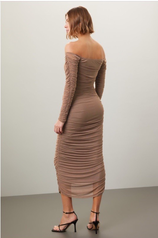 Caroline Constas Tara Dress Maxi Off Shoulder Msrp $695 Size Small