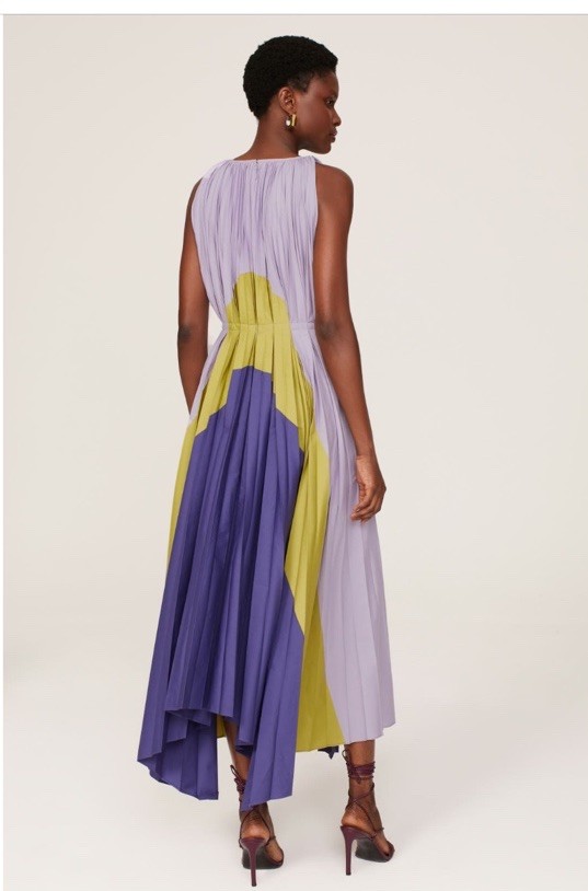 Bibhu Mohapatra Pleated Panel Dress Msrp $595 Size 0