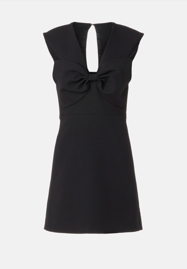 Sandro Mini Dress With Bow Msrp $370 Size 36/S