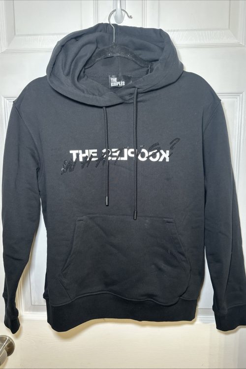 NWT The Kooples Black Hoodie Msrp $ 245 Size 0