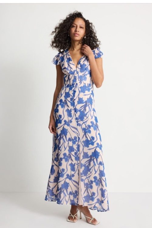 Hutch Nia Floral Dress Msrp $323 Size 0