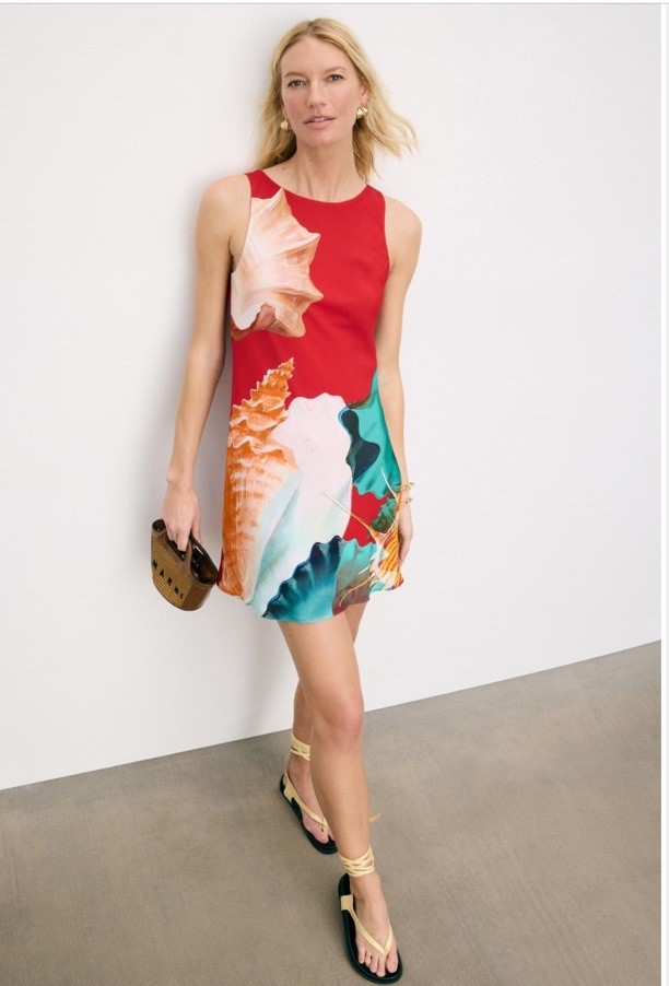 Muma World Murex Electra Bias Mini Dress Msrp $395 Size L