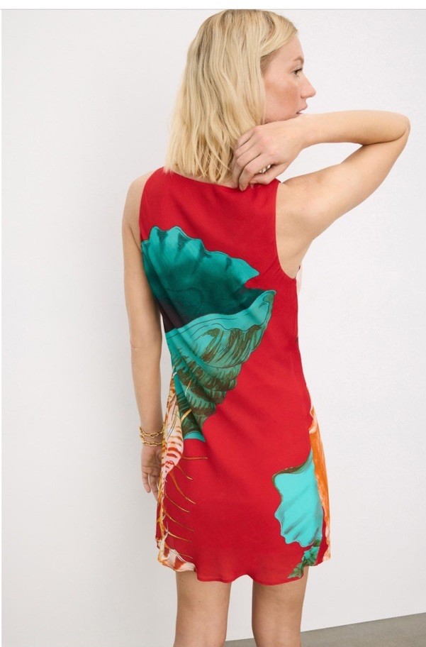 Muma World Murex Electra Bias Mini Dress Msrp $395 Size L