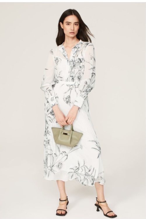 Club Monaco Floral Maxi Dress Msrp $289 Size 4
