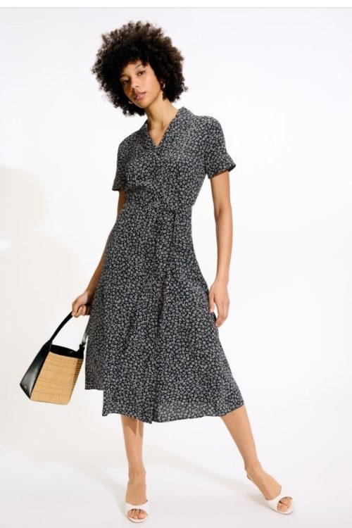 Club Monaco Silk Shirt Dress Msrp $328 Size S