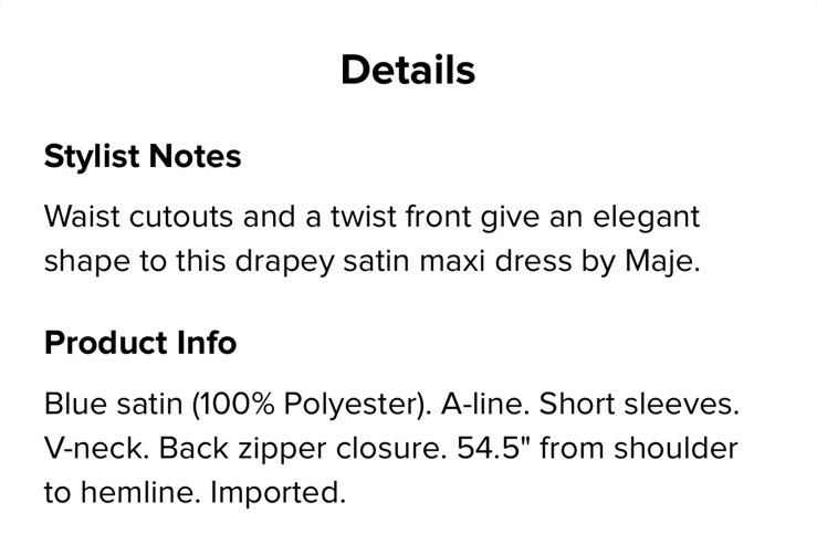 Maje Reniline Dress Msrp $535 Size 38/ US 4-6