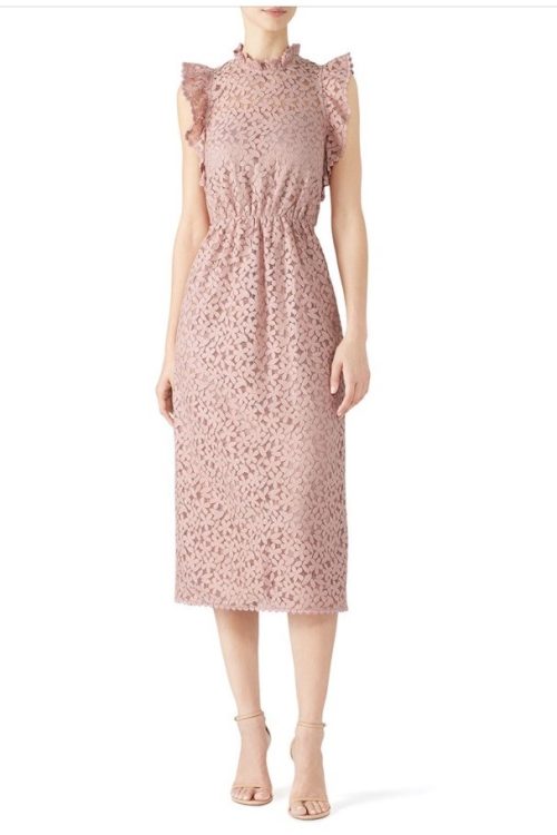 Kate Spade New York Flora Lace Ruffle Dress $428 Size 10