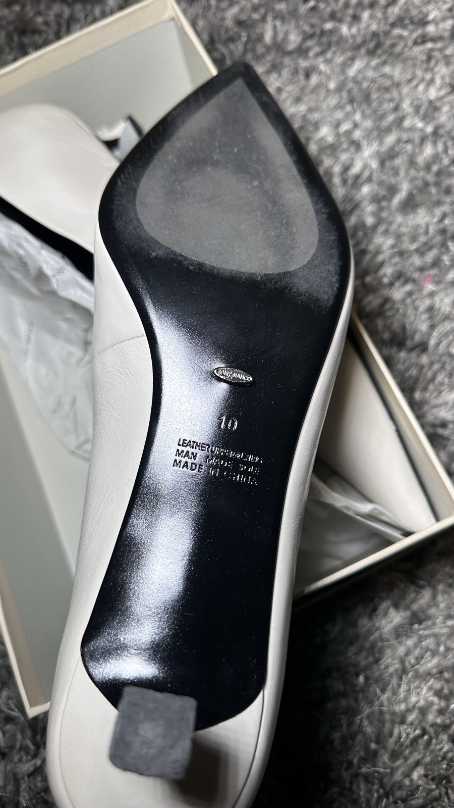 Tony Bianco Revolve Cherry Pump Dove Shoes $170 Size 10