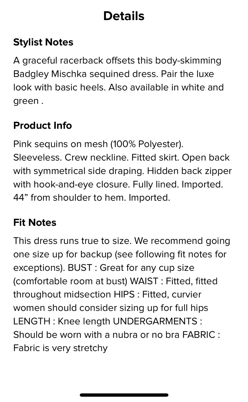 Badgley Mischka Blush Maria Dress $395 Size 8