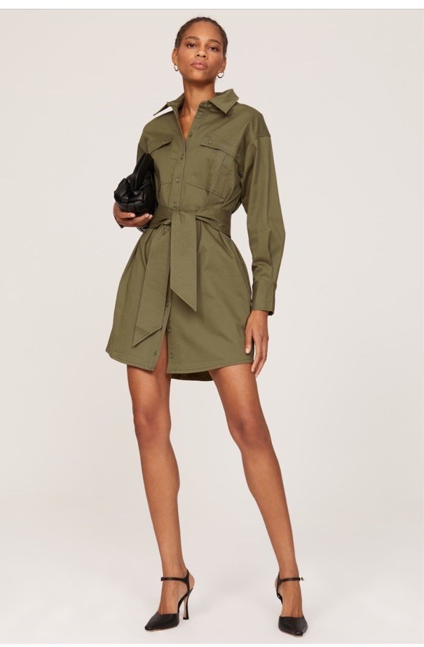 Marissa Web X RTR Belted Dress $380 Size 2