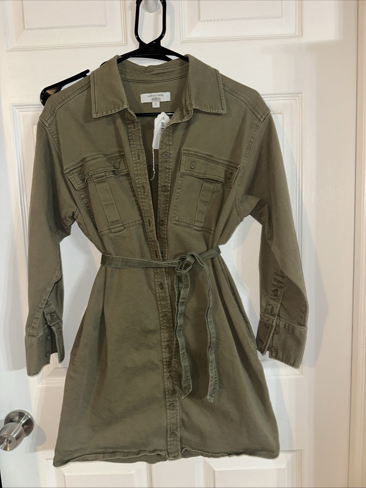 Marissa Web X RTR Belted Dress $380 Size 2