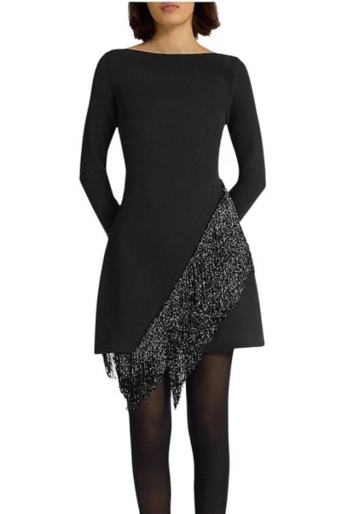 Safiya Corrina Black Dress Msrp $1980