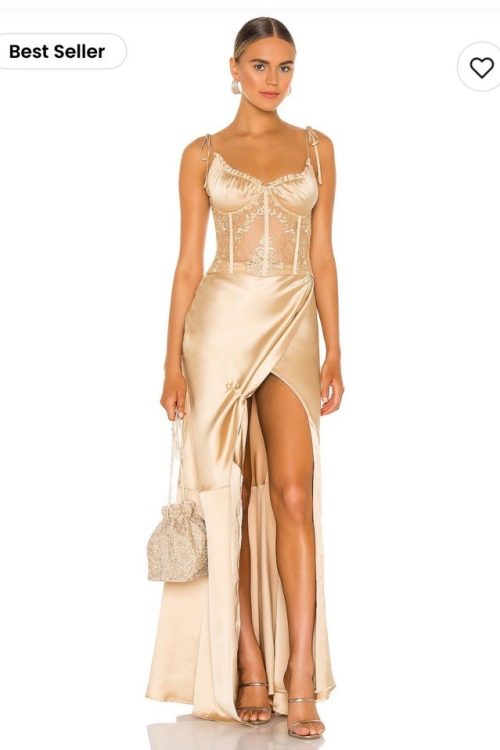 NWT V. Chapman Calla Lilly Gown Set $385 Size 2