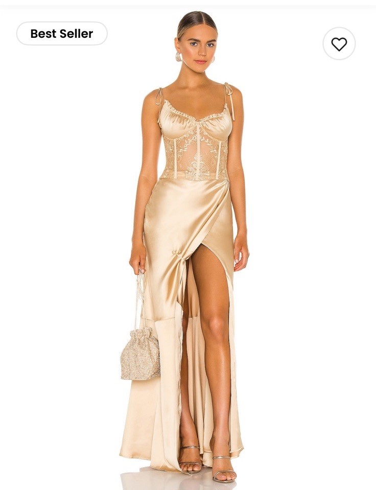 NWT V. Chapman Calla Lilly Gown Set $385 Size 2