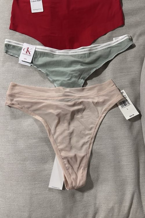 NWT Steve Madden & Calvin Klein Thong Size Large