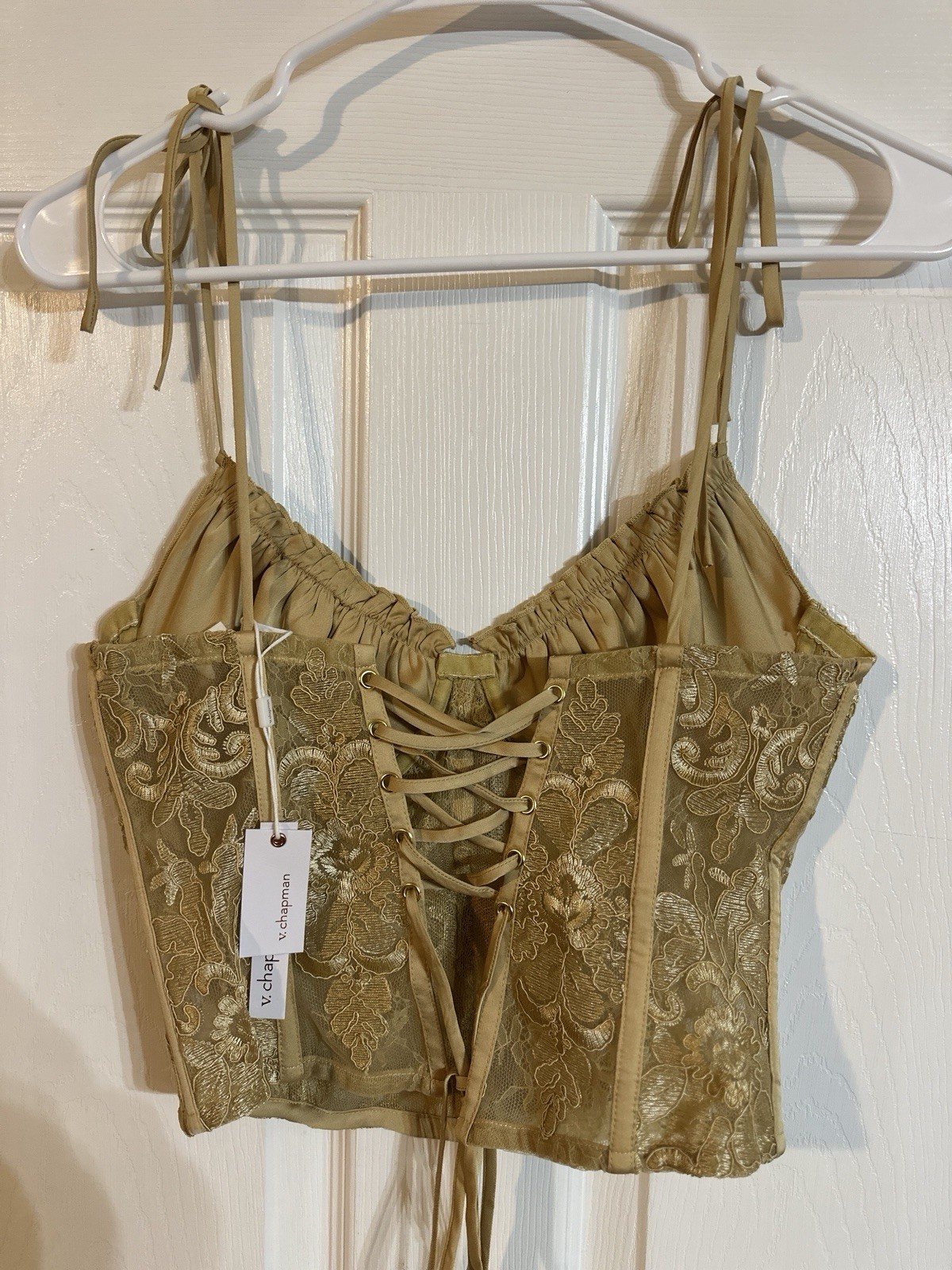 NWT V. Chapman Calla Lilly Gown Set $385 Size 2