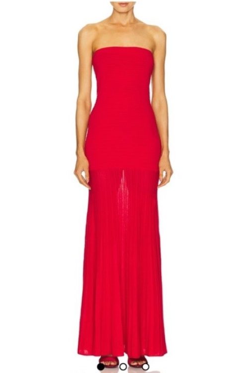 NWT Lineanddot Arlo Strapless Maxi Dress Size M