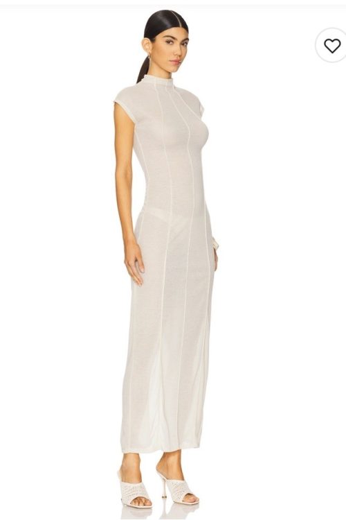 Lioness Redifined Maxi Dress In Cream Size XS